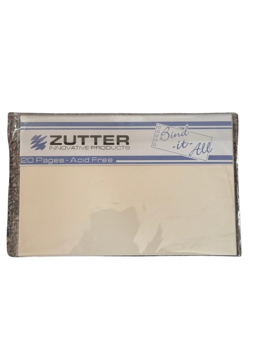 Zutter Bind-It-All 7.5x5 Cream Pages 20 Pack Acid Free Bookbinding NIP